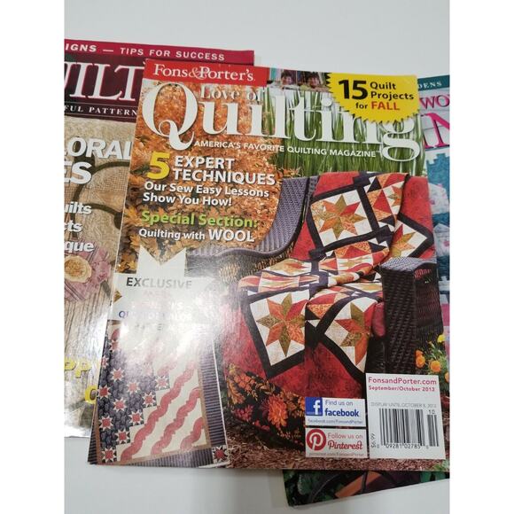 American Patchwork & Quilting, (Hardcover 1985) item no. 434 - Picture 3 of 4